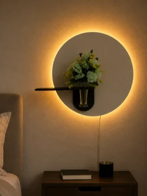 Silhouette Flower wall Decor